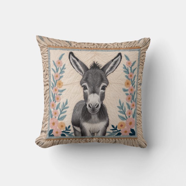 Cojín Decorativo Encanto oriental: Donkey Kilim Pillow (Anverso)