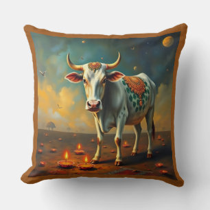 Cojín Decorativo Encanto residencial de Sacred Cow Diwali