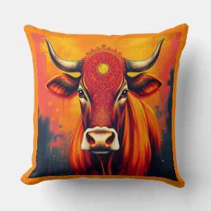 Cojín Decorativo Encanto residencial de Sacred Cow Diwali