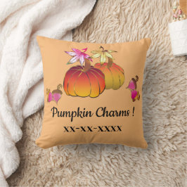 Cojín Decorativo Encantos Caprichosos de Calabaza
