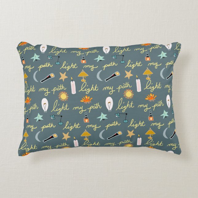 Cojín Decorativo Encender mi ruta (Anverso)