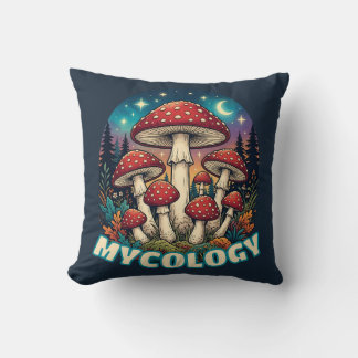 Cojín Decorativo Enchanted Forest Mushroom Art