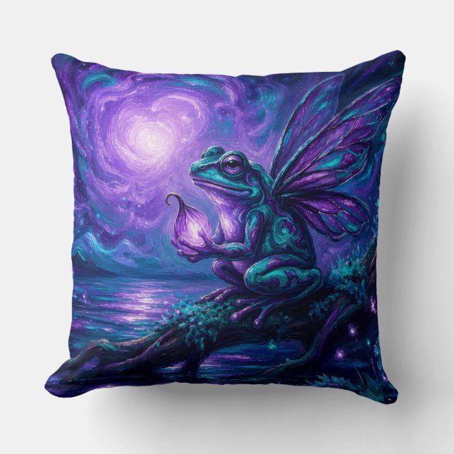 Cojín Decorativo EnchantedTreeFrog (Anverso)