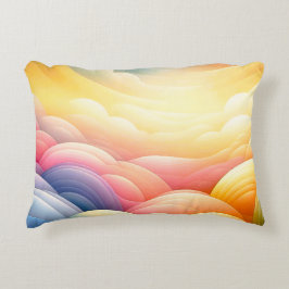 Cojín Decorativo Encontrar la paz en las oníricas nubes