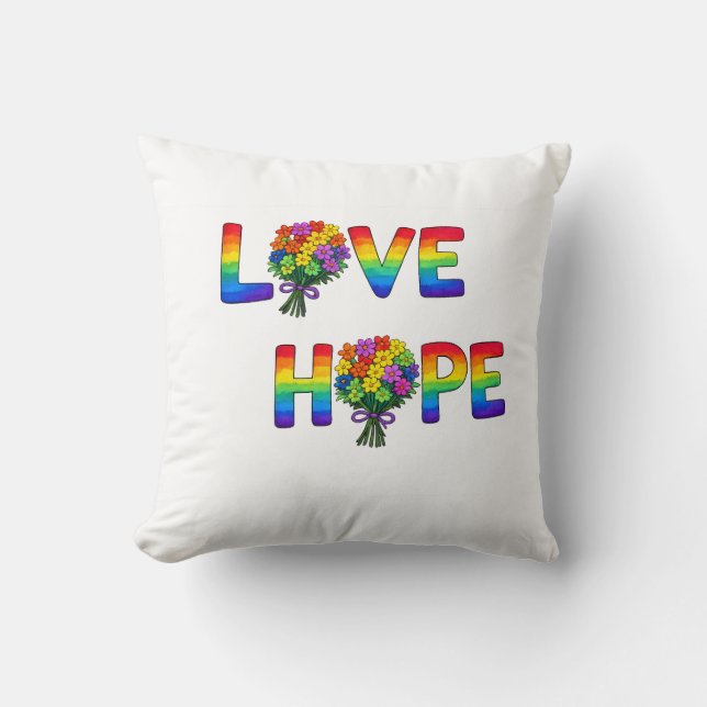 Cojín Decorativo Encuentra amor en Esperanza (Anverso)