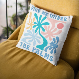 Cojín Decorativo Encuéntrame bajo el verano de la reunión familiar