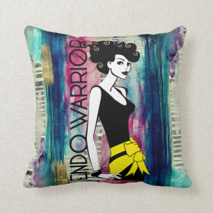 Cojín decorativo ENDO 16" del poliéster del