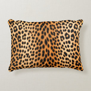 Cojín Decorativo Energía de Leopardo Salvaje – Moda Audaz de Estamp