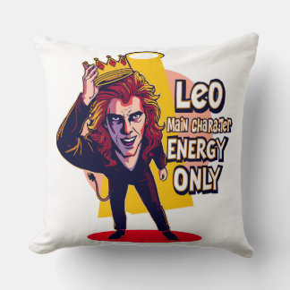 Cojín Decorativo Energía de Personaje Principal Leo Solo Funny Spot