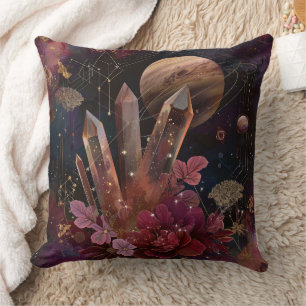 Cojín Decorativo Energía Espiritual de Amatista Celestial