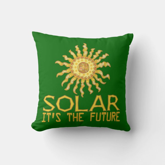Cojín Decorativo Energía solar (Anverso)
