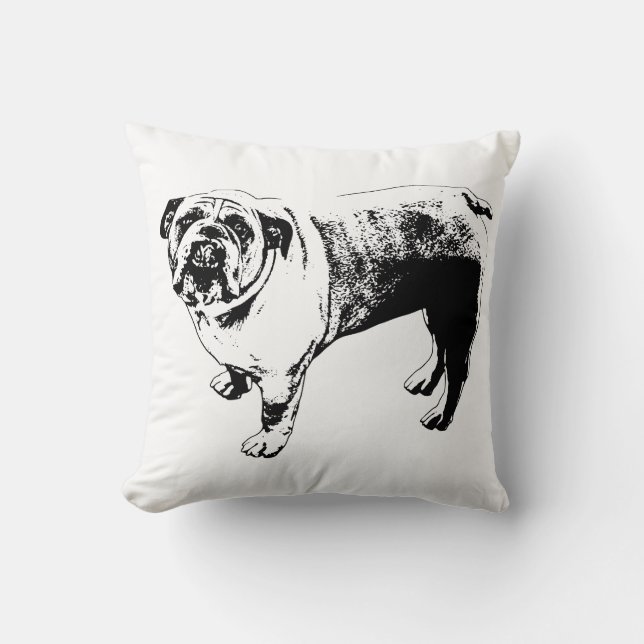 Cojín Decorativo Énfasis de trama de flor (Anverso)