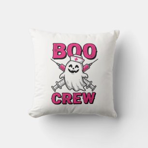 Cojín Decorativo Enfermera de la tripulación Boo fantasma de Hallow