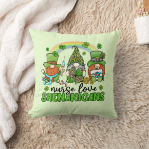 Cojín Decorativo Enfermera Love Shenanigans St. Patrick's