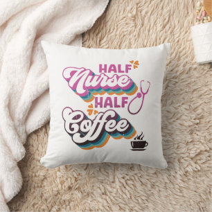 Cojín Decorativo Enfermera media enfermera Enfermera Groovy Café Am