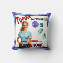 Enfermera Nostálgica Cute En Curso