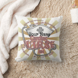 Cojín Decorativo Enfermero de cuidado cardíaco