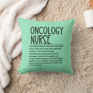 Cojín Decorativo Enfermero de oncología