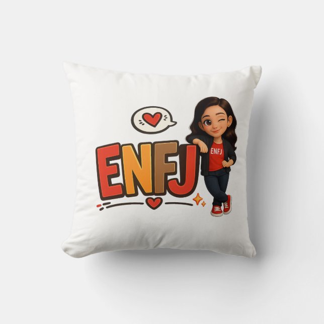 COJÍN DECORATIVO ENFJ (Anverso)