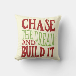 Cojín Decorativo Enfrentar El Sueño Y Construirlo