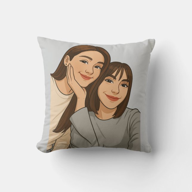 Cojín Decorativo Englot Thai GL Engfa and Charlotte Ship Couple (Anverso)