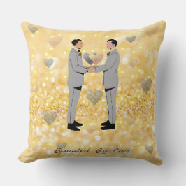 COJÍN DECORATIVO ENLAZADO POR EL AMOR DE LA PILA