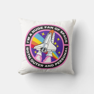 Cojín Decorativo enorme fanático del espacio
