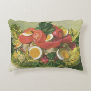 Cojín Decorativo Ensalada Mesclun de Verduras Mixtas Orgánicas Vint
