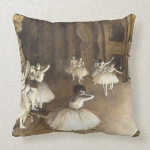 Cojín Decorativo Ensayo del ballet de Edgar Degas el