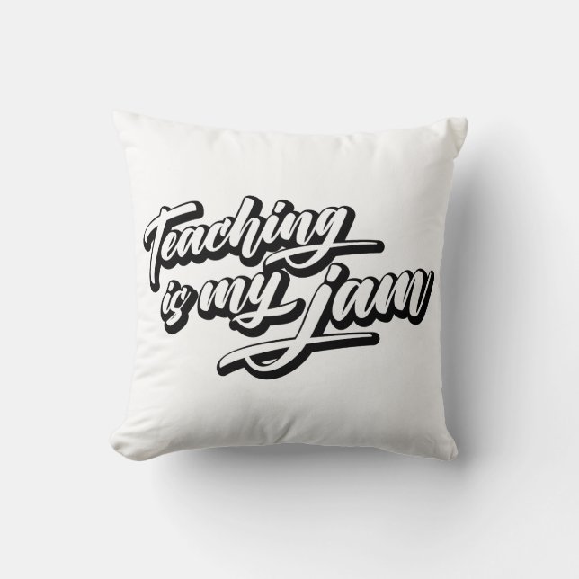 Cojín Decorativo Enseñar es mi trampa (Anverso)