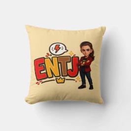Cojín Decorativo ENTJ — A Conquistadora Visionária