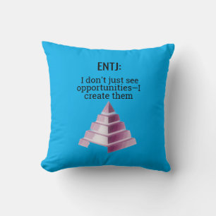 Cojín Decorativo ENTJ: Creación de oportunidades