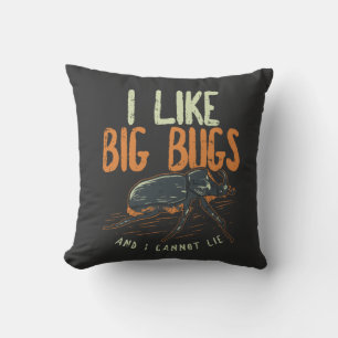 Cojín Decorativo Entomólogo - Me Gustan Los Big Bugs
