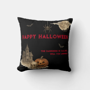 Cojín Decorativo Entra Si Te Atreves - La Halloween De La Casa De L