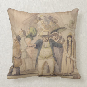 Cojín Decorativo Entrada a la tienda de la exposición de Pidcock e