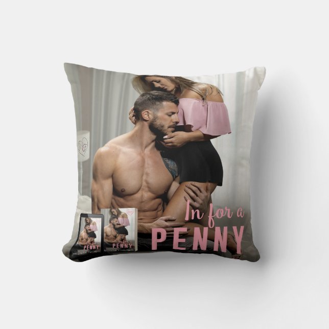 Cojín Decorativo Entrada por un penique (Anverso)