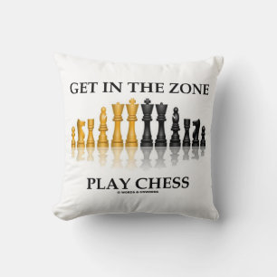 Cojín Decorativo Entrar En La Zona Jugar Al Ajedrez Consejos De Aje