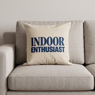 Cojín Decorativo Entusiasta Divertido de Interior