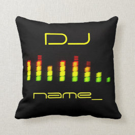 Cojín Decorativo Equalizador personal de DJ
