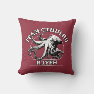 Cojín Decorativo Equipo Cthulhu R'lyeh Lovecraft