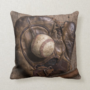 Cojín Decorativo Equipo de béisbol del vintage