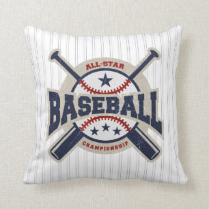 Cojín Decorativo Equipo de Estrellas de Béisbol Deporte Deportes