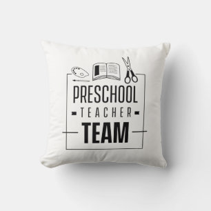 Cojín Decorativo Equipo de profesores de preescolar