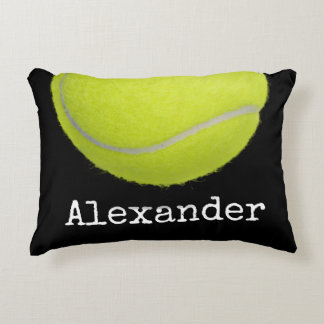 Cojín Decorativo Equipo Deportivo de Tenis Pelota Amarilla Personal