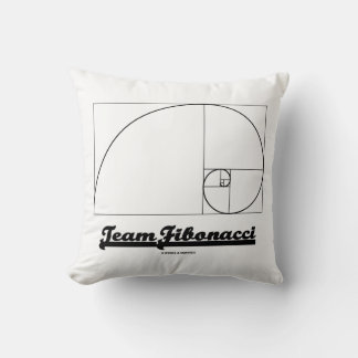 Cojín Decorativo Equipo Fibonacci (Espiral Fibonacci)