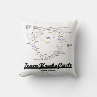Cojín Decorativo Equipo Krebs Ciclo Bioquímica Geek Humor