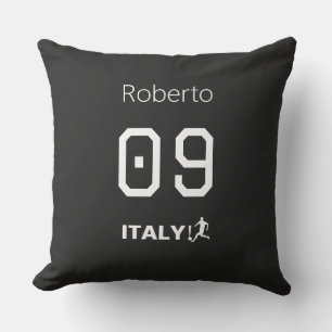 Cojín Decorativo Equipo Nacional de Italia Personalizado Profesiona