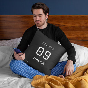 Cojín Decorativo Equipo Nacional de Italia Personalizado Profesiona