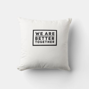Cojín Decorativo Equipo Nosotros Somos Mejores Juntos Gráfico Motiv