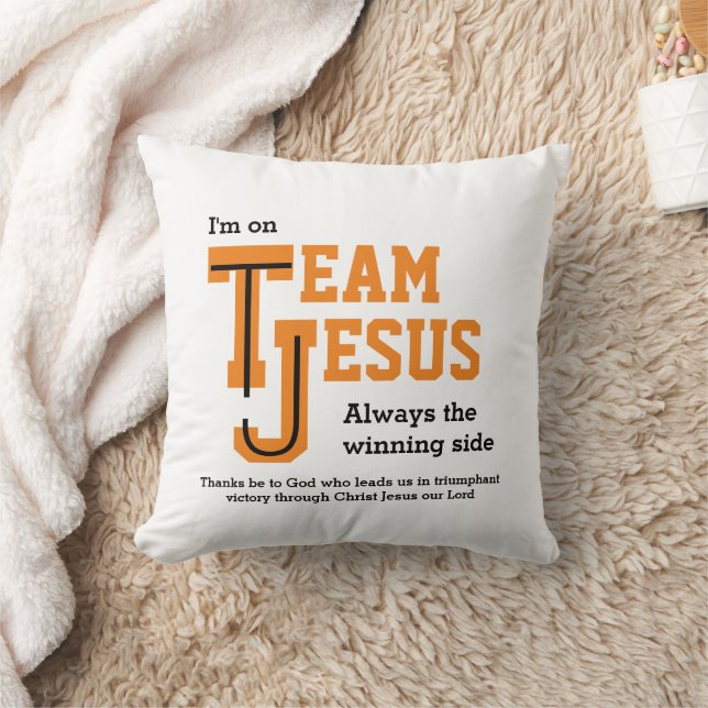 Cojín Decorativo EQUIPO personalizado JESUS Christian Kids (Manta)